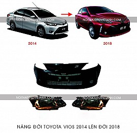 Nâng đời Vios 2014 lên 2018