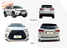 Nâng đời Body kit Highlander lên lexus