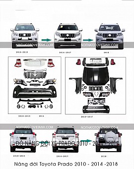 Body kit prado 2010 - 2014 - 2018