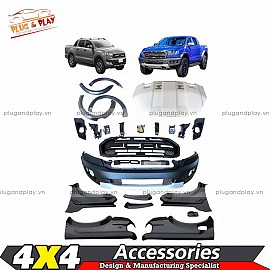 Nâng đời Body kit Ford Ranger lên Raptor