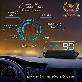 Màn hiển thị tốc độ kính lái HUD mã C500