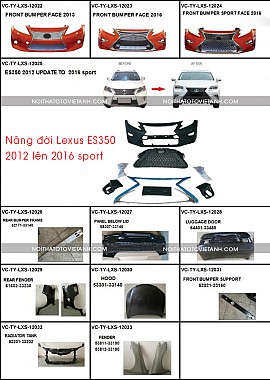 Nâng đời Lexus ES350 2012 lên 2016 sport