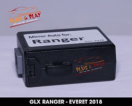Gập gương lên xuống kính Ford Ranger - Everest 2018
