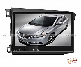 Màn hình DVD Fuji Android cắm sim 4G cho xe ô tô Honda Civic 2012 - 2017